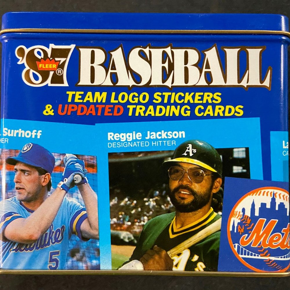 1987 FLEER UPDATE BASEBALL CARD SET IN TIN (NOT SEALED)